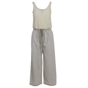WOOLRICH Outside Air Wide Leg Linen / Cotton Jumpsuit